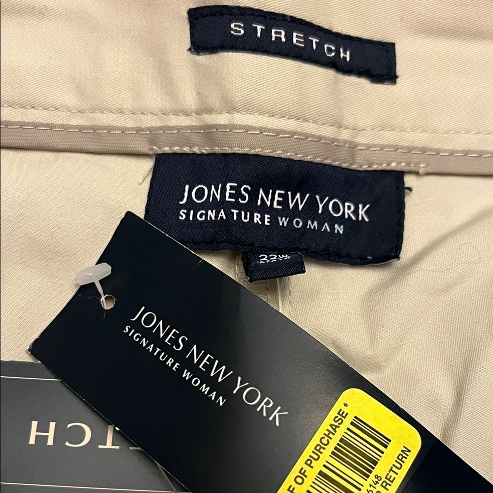 NWT Jones New York Signature Woman Stretch Pants size 22 - Picture 5 of 11